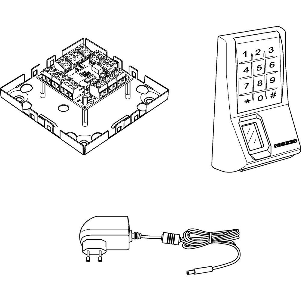 GEZE SECULOGIC ZUTRITTSKONTROLLSYSTEM KIT 2 Produktbild img2 L