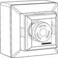 GEZE Nottaster NOT 320 AP, alpinweiß Produktbild img2 S