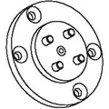 GEZE RWA-Drehkonsole, E 250 NSK, für Elektrospindelantriebe, St silberfarbig verzinkt Produktbild img2 S