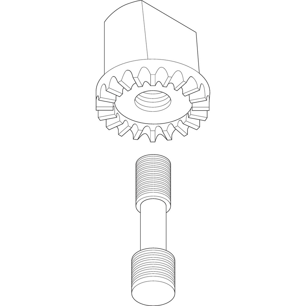 GEZE Achsoberteil TS500/TS550,mit Vierkant,0mm verzinkt Produktbild img2 L