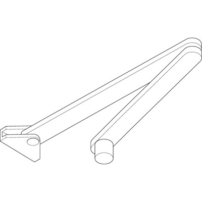 Produktbild von GEZE - Gestänge TS 4000/2000, Standard, silberfarbig