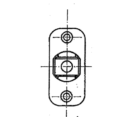 Produktbild von GEZE - DK-Balkontürschnäpper, FT 50/16 FR/o, Stahl silberfarbig