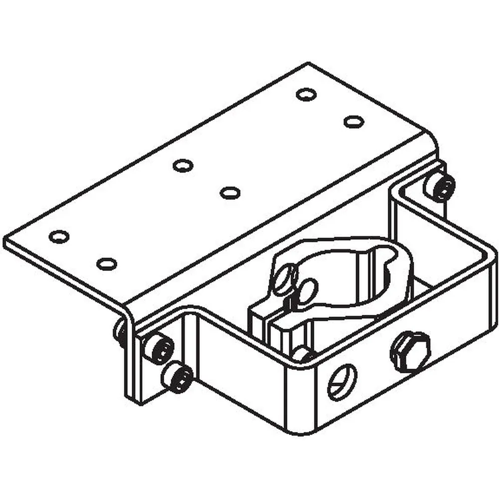 GEZE RWA-Konsole, für Spindelantrieb, E 1500 NSK, DL-R, Aluminium silberfarbig elox. Produktbild img4 L