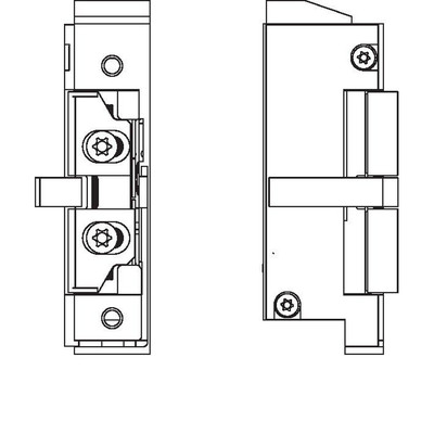 Produktbild von GEZE - Vektortüröffner,mit schwacher Fallenfeder,A4300LFA DC,DL-R