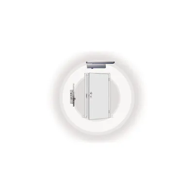 Produktbild von GEZE - PA-Einsteckschloss IQ Lock M,PZ92/9,D45,F24x270ktg,Si,PAF-E