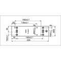 Produktbild von GEZE - Montageplatte TS 3000,silberfarbig elox.