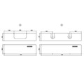 GEZE Abdeckung TS 4000/5000,für Schließkörper,RAL 9016 Produktbild img2 S