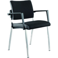Produktbild von Hammerbacher - Besucherstuhl Premium Schwarz (2er Set)
