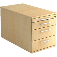Hammerbacher Rollcontainer TC30 42,8x80x51,2 cm Eiche Produktbild