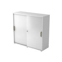 Hammerbacher Schiebetürenschrank 120x40x1100cm Weiß Produktbild