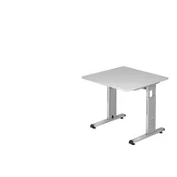 Hammerbacher Schreibtisch grau 80x80x72 cm Produktbild