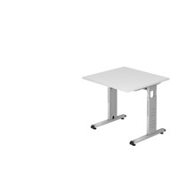 Produktbild von Hammerbacher - Schreibtisch Weiß 80x80x72 cm O-Serie