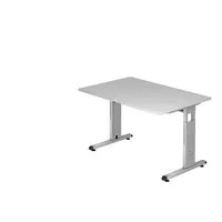 Hammerbacher Schreibtisch grau 120x80x72 cm Produktbild