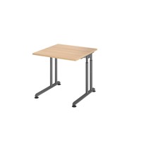 Produktbild von Hammerbacher - Schreibtisch C-Fuß 800 x 800mm Eiche