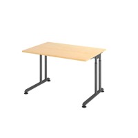 Produktbild von Hammerbacher - Schreibtisch C-Fuß 1200 x 800mm Ahornn