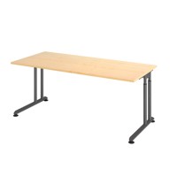 Produktbild von Hammerbacher - Schreibtisch C-Fuß 1800 x 800mm Ahornn