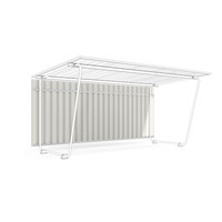 wsm® Überdachung Siegen einseitig Rückwand für Grundeinheit Produktbild