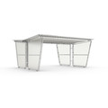 wsm® Überdachung Siegen doppelseitig Grundeinheit Dach Blech Produktbild