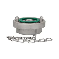 RIEGLER Storz-Blindkupplung, Kette, ES V4A, Storz-Größe 52-C, KA 66 mm (3407.66) Produktbild