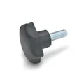Produktbild von Ganter Norm® - Sterngriffschrauben, Kunststoff, Gewindestift Stahl (6336.4-ST-3