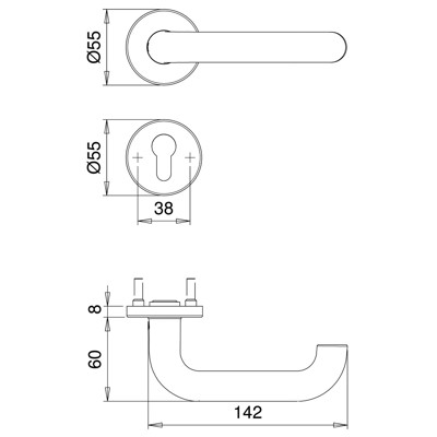 Produktbild von edi - Kombi-WSG Metis 8722/0272,LS/Ros.,15mm,ES1,ZA/PZ 72/8,F1 elox.,TS 35-45