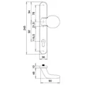 edi Wechselgarnitur Kronos 2005/2035, LS ov.,PZ92/8,edelstahl Produktbild img3 S