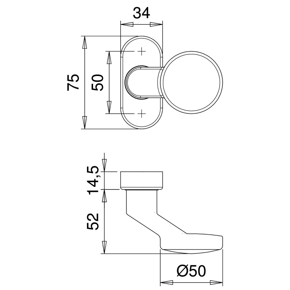 edi Knopf Ares 2033/1610,8,F1 eloxiert Produktbild img2 L