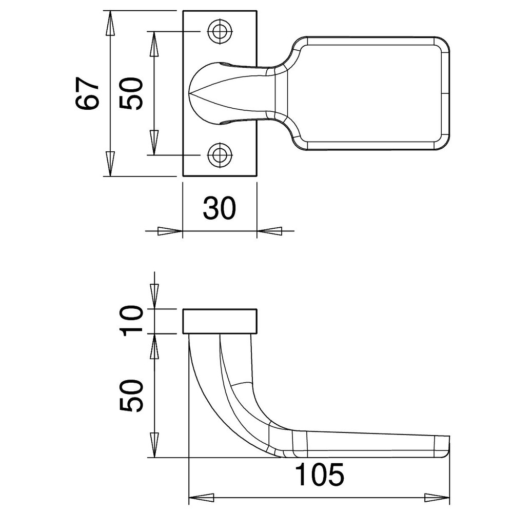 edi Knopf Vesta 1315/1020,F1 eloxiert,o. No. Produktbild img2 L