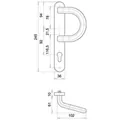 edi Wechselgarnitur Kronos 2005/1035, LS ov.,PZ92/8,verkehrsweiß Produktbild img3 S