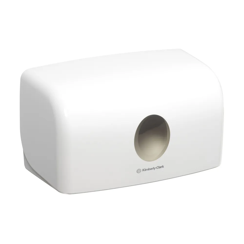 Kimberly-Clark Handtuchspender Aquarius MultiFold weiß, klein, 15,9x28,7x14,2cm Produktbild img1 L