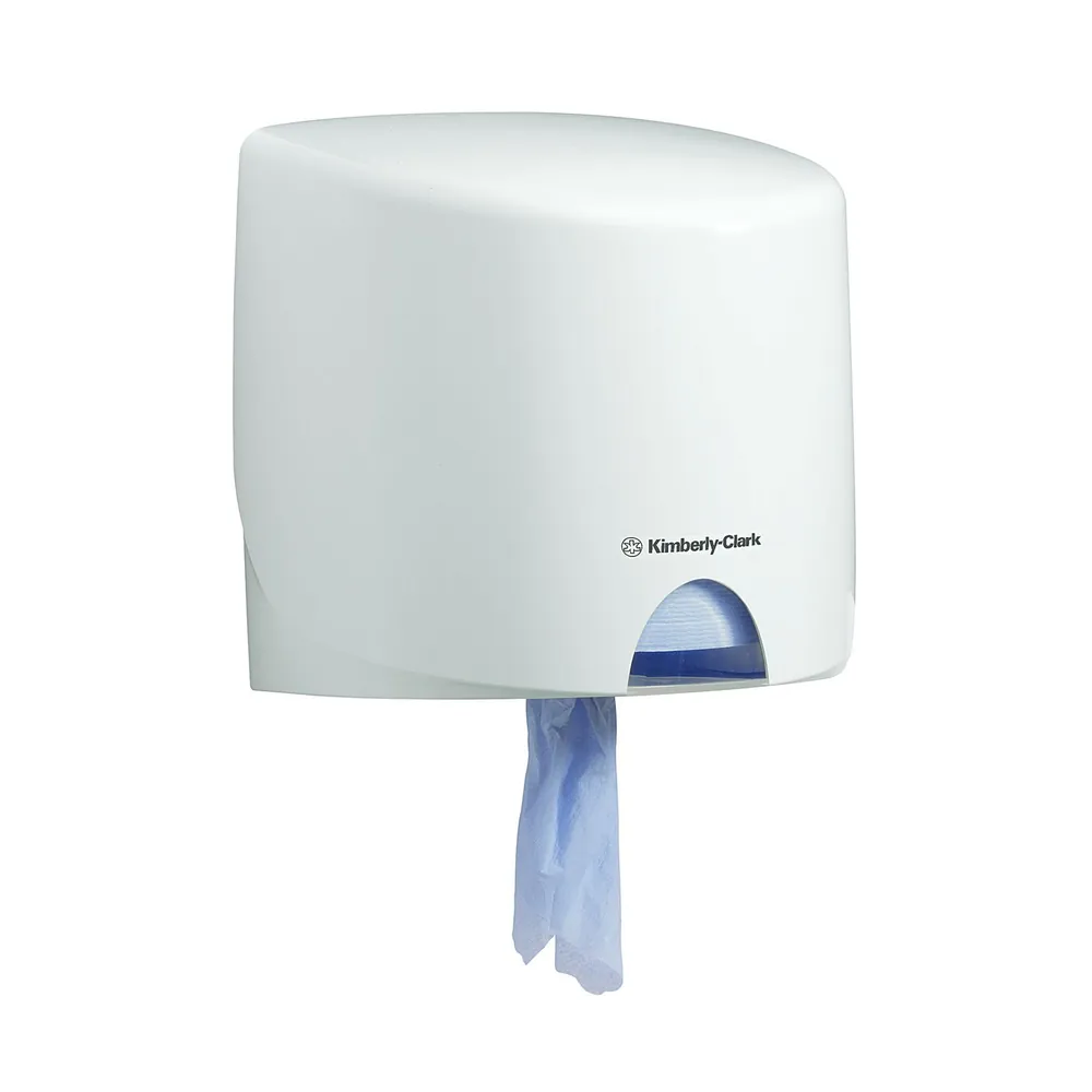 Kimberly-Clark Wischtuchspender Aquarius weiß Nr. 7018 Roll Control 27,8x27,6x22,6cm (LxBxH) Produktbild img1 L