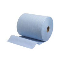 Produktbild von WYPALL® - KC Wischpapierrolle X60 blau, 2-lagig, nassfest, 500 Abrisse, 31,5x38