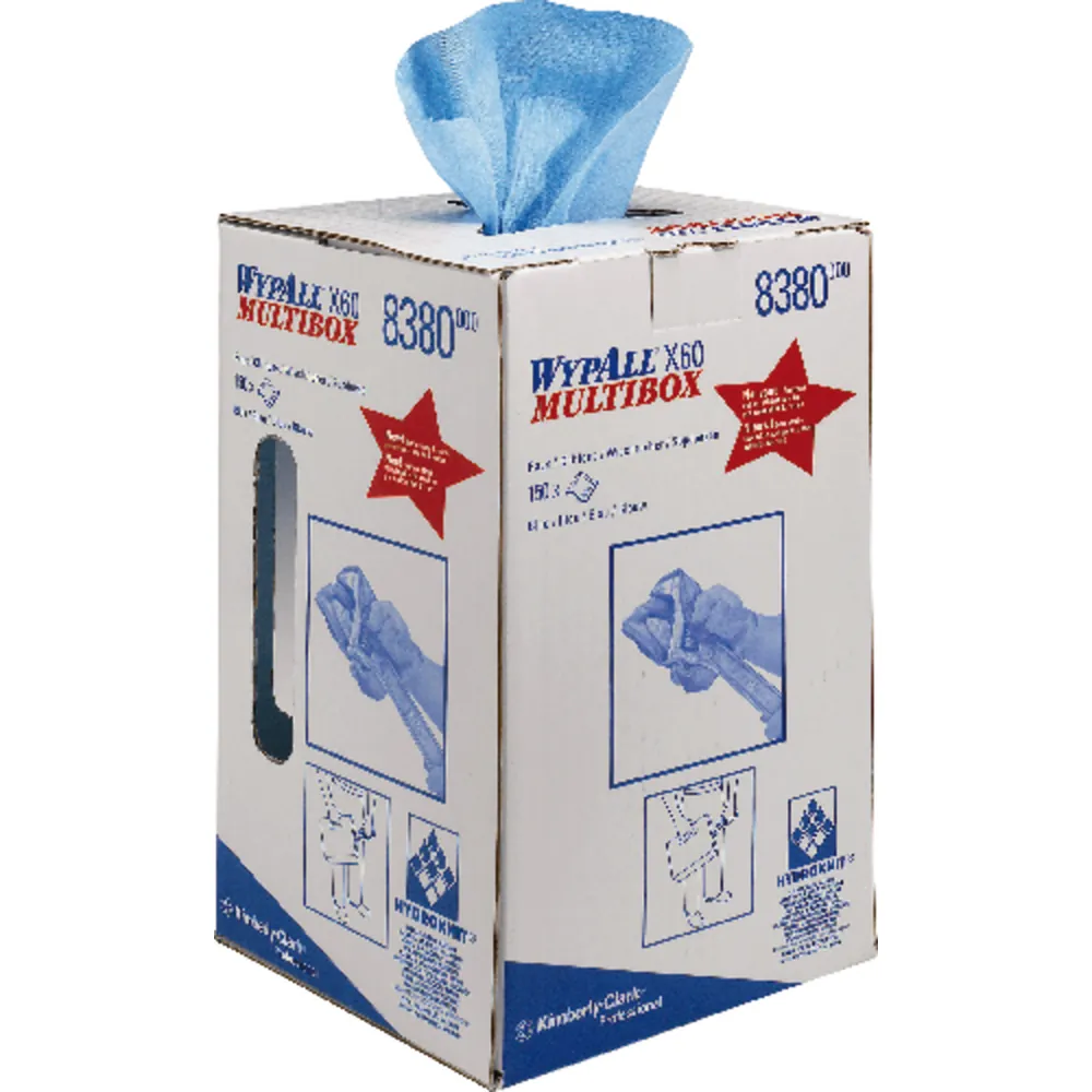 WYPALL Wischtücher X60 24,5 x 42 cm hellblau 150 Blatt Produktbild img1 L