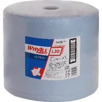 WYPALL Wischtücher L30 Ultra+- 3-lagig blau, perforiert 33 x 38cm 750 Blatt Produktbild
