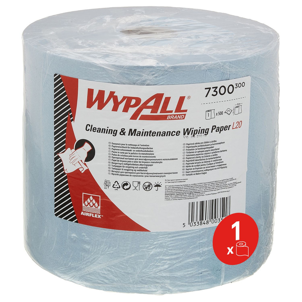WYPALL® L20 Wischtücher 38x23,5cm, blau 500 Blatt Produktbild img1 L