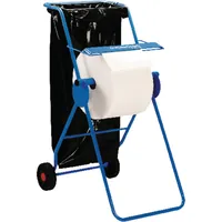 Kimberly-Clark Mobiler Ständer für Wischtuchrollen, Großrolle, Stahl, manuell, blau Produktbild
