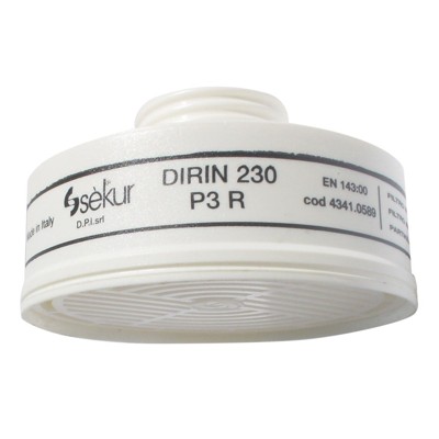 Produktbild von sekur - Partikelfilter DIRIN 230, P3, Rundgewinde Rd40 DIN EN 148-1, 66g