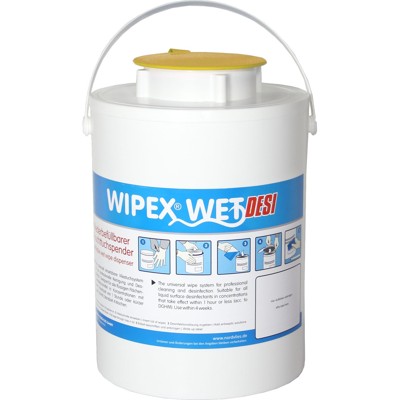 Produktbild von WIPEX® - WET Feuchttuchspender Kunststoff, gelb