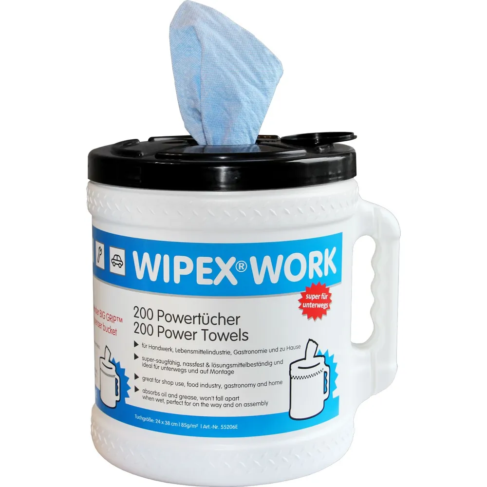 WIPEX WORK Big Grip Dispenser Bucket Wischtuchspender inkl. Rolle Produktbild img1 L