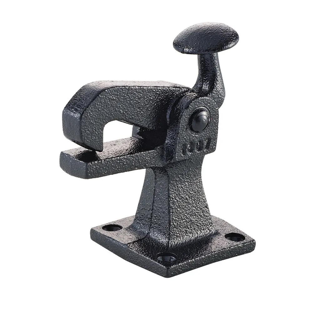 KWS Torfeststeller,1307,mit Anschraubplatte,Temperguss schwarz,B34mm,H100mm,L106mm Produktbild img1 L
