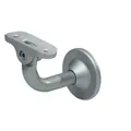 KWS GA-Handlaufstütze, 4511, mit gewölbter Auflage, Aluminium, silber einbrennlack. Produktbild
