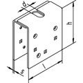 Produktbild von HELM - Schiebetor-Verstärkungslasche, 498,f.Prof.-Nr. 300/400,H107mm,L100mm,S3m