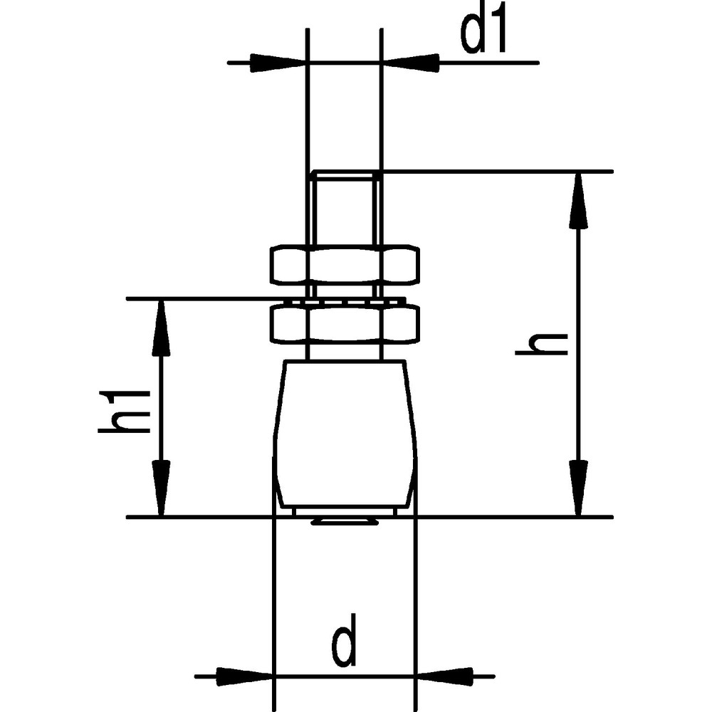 HELM Schiebetor-Führungsrolle, 349 S, für U-Schiene 340 Produktbild img2 L