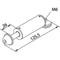 HELM OT-Türausst.,Modul.Konzept 80,für Schiebetür,ER-KF, edelstahl,Wandtaschenmontage Produktbild img2 S