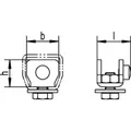 HELM Schiebetor-Schienenstopper,300 P,Stahl galvanisch verzinkt Produktbild img2 S