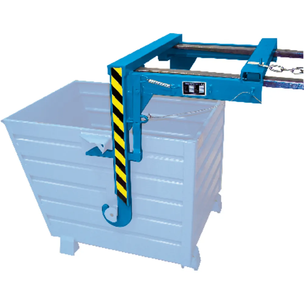 BAUER Traverse zum Auskippen BSK, blau RAL 5012 Produktbild img1 L
