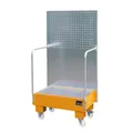 Produktbild von BAUER - Auffangwanne mit Lochplattenwand, fahrbar LPW 60-2 lackiert RAL 2000