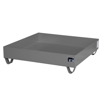 Produktbild von BAUER - Auffangwanne 1200 x 1200 x 285mm, lackiert grau RAL 7005