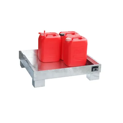 Produktbild von BAUER - Auffangwanne ohne Gitterrost 900 x 800 x 220mm verzinkt