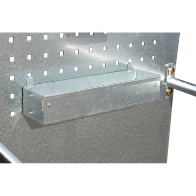 Produktbild von BAUER - Auffangwanne mit Lochplattenwand, fahrbar LPW 60-2 lackiert RAL 2000